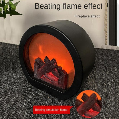 😫 Velas Peligrosas? Linterna Llama 3D, ¡Ambiente Seguro! ⏳🔥Lámpara eléctrica inteligente para chimenea, linterna decorativa para chimenea con luz LED