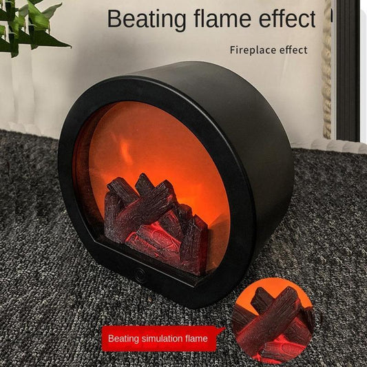 😫 Velas Peligrosas? Linterna Llama 3D, ¡Ambiente Seguro! ⏳🔥Lámpara eléctrica inteligente para chimenea, linterna decorativa para chimenea con luz LED