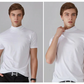 Camiseta Ajustada de Cuello Alto para Hombre – Estilo Moderno y Confortable para Todos los Días