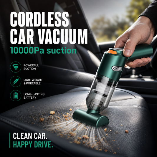 🎉 ¡Oferta 2026 — Más de 142,000 Vendidos! 🧹 Aspiradora Inalámbrica para Auto – Succión 10000Pa y Batería 4000mAh 🚗
