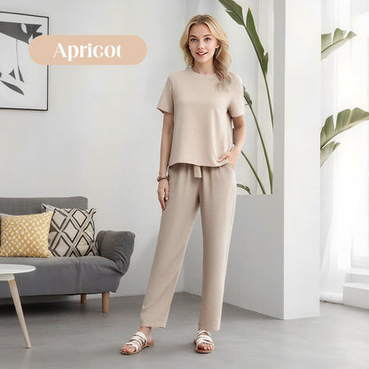 🔥【1° Más Vendido】🌸 Algodón-modal+👕 Oversize+🌈 5 colores! Set dama, solo 90 unidades🎁