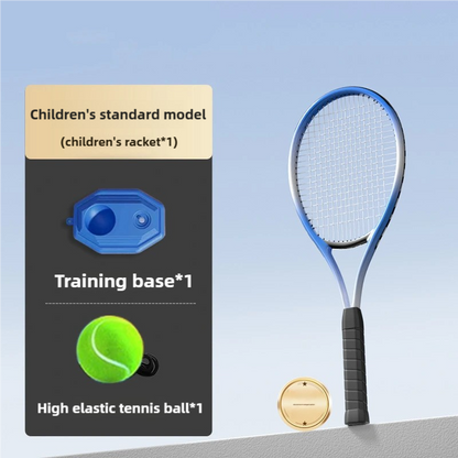 🎾 Entrenador de Tenis Portátil | Base Rellena de Arena o Agua para Mayor Estabilidad · Diseño con Cordón · Ligero y Portátil | Entrenamiento Personal · Parques al Aire Libre · Actividades Padre-Hijo