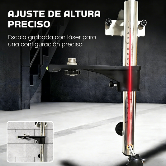 Soporte de montaje en pared para nivel láser ajustable
