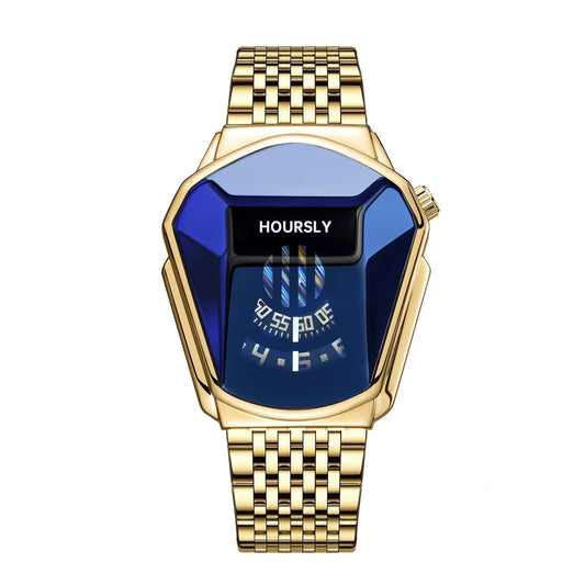 ⌚ LIMITED-TIME 50% OFF! ✨ Men's Tech Fashion Quartz Watch – Stainless Steel, 43mm, Sporty Style 🏁