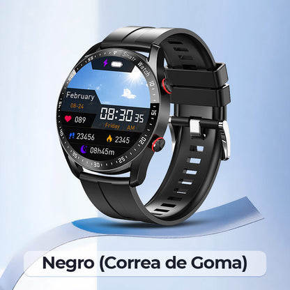 💓 Reloj Inteligente: Monitor Salud Preciso + iOS/Android – 7 Días Batería! 🔋🏃 20+ Deportes + IP68: Reloj Multifuncional, AMOLED – 96 % Satisfacción! 🌐