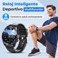 💓 Reloj Inteligente: Monitor Salud Preciso + iOS/Android – 7 Días Batería! 🔋🏃 20+ Deportes + IP68: Reloj Multifuncional, AMOLED – 96 % Satisfacción! 🌐