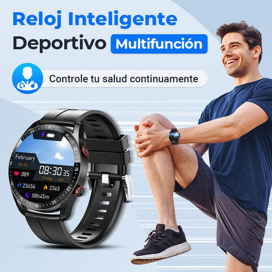 💓 Reloj Inteligente: Monitor Salud Preciso + iOS/Android – 7 Días Batería! 🔋🏃 20+ Deportes + IP68: Reloj Multifuncional, AMOLED – 96 % Satisfacción! 🌐