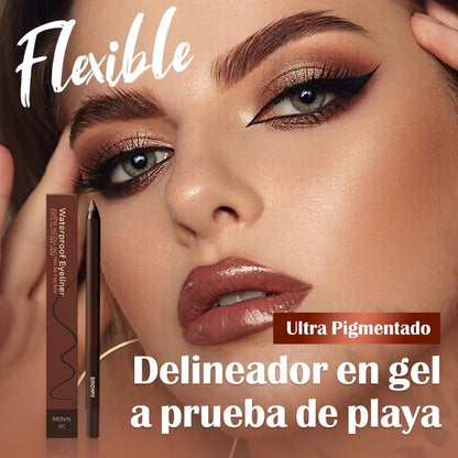 🔥🎁Último Día: Compra 1, Obtén 1 Gratis🔥-🌟Dúo de delineador de ojos impermeable por 24 horas, lápiz de ojos afilable