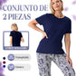 ⏰🔥 ¡50% DE DESCUENTO POR TIEMPO LIMITADO! 💃 Conjunto casual de dos piezas para mujer: cómodo, elegante y perfecto para el día a día ✨🌿