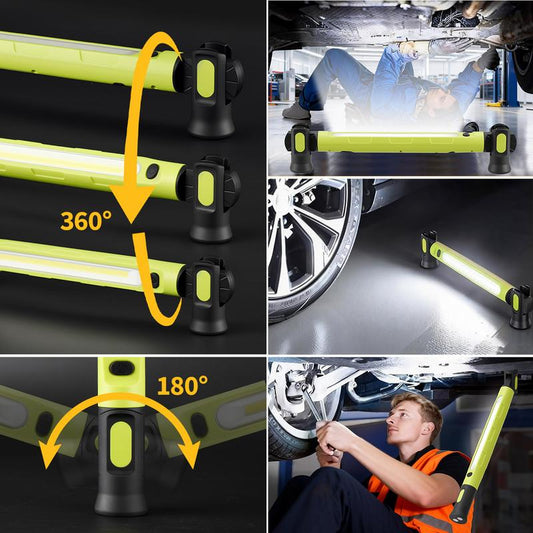 🔥【1° Más Vendido】💘Oferta de San Valentín: ¡50 % de descuento!💡Lámpara recargable para taller: 3000 LM, protección IPX4 contra el agua y gancho de 360°!