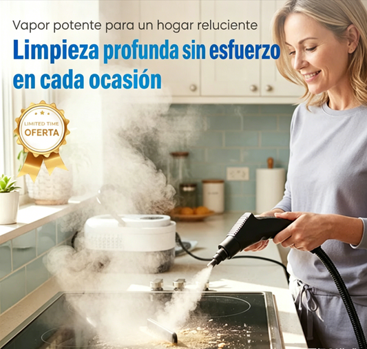 🔥Limpiador a Vapor Multifuncional – Alta Temperatura, Higiene y Comodidad en tu Hogar ✨💧