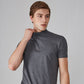 Camiseta Ajustada de Cuello Alto para Hombre – Estilo Moderno y Confortable para Todos los Días