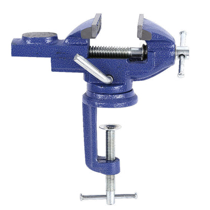 🔥 ¡50% DTO! 🔧 Tornillo de Banco Mini Universal de Alto Rendimiento – Hierro Fundido Templado – Rotación 360° y Mordazas de 63 mm para Taller y Bricolaje