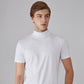 Camiseta Ajustada de Cuello Alto para Hombre – Estilo Moderno y Confortable para Todos los Días
