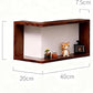 Floating cube rack 3-piece set, display rack wall-mounted