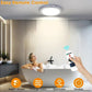 Luz de techo LED recargable con sensor de movimiento y control remoto