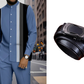 👔 Conjunto de 2 piezas: camisa a rayas y pantalón para hombre✨ Estilo sin esfuerzo ✅