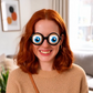 💥 Gafas divertidas con mecanismo de ojo parpadeante