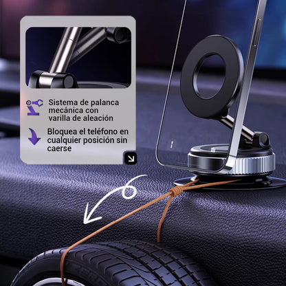 🔥 ¡50% DE DESCUENTO HOY! 🔥 Soporte de Celular para Auto con Succión al Vacío 🚗📱 Fijación Ultra Fuerte • Estable en Cualquier Camino • Maneja Seguro y Sin Distracciones 😎💥