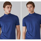 Camiseta Ajustada de Cuello Alto para Hombre – Estilo Moderno y Confortable para Todos los Días