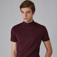 Camiseta Ajustada de Cuello Alto para Hombre – Estilo Moderno y Confortable para Todos los Días