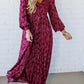 【MÁS VENDIDO】🔥1º en Trajes🌸 Vestido Largo de Flores de Rayón para Mujer – Cintura Forrada y Cintura Smock para un Ajuste Perfecto ✨👗