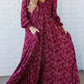 【MÁS VENDIDO】🔥1º en Trajes🌸 Vestido Largo de Flores de Rayón para Mujer – Cintura Forrada y Cintura Smock para un Ajuste Perfecto ✨👗
