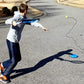 🎾 Entrenador de Tenis Portátil | Base Rellena de Arena o Agua para Mayor Estabilidad · Diseño con Cordón · Ligero y Portátil | Entrenamiento Personal · Parques al Aire Libre · Actividades Padre-Hijo