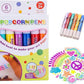 🎁🔮 Magic Pen ¡Dibuja en 3D con un solo golpe! 🎄  Plumas de dibujo de palomitas de maíz de burbuja de bricolaje