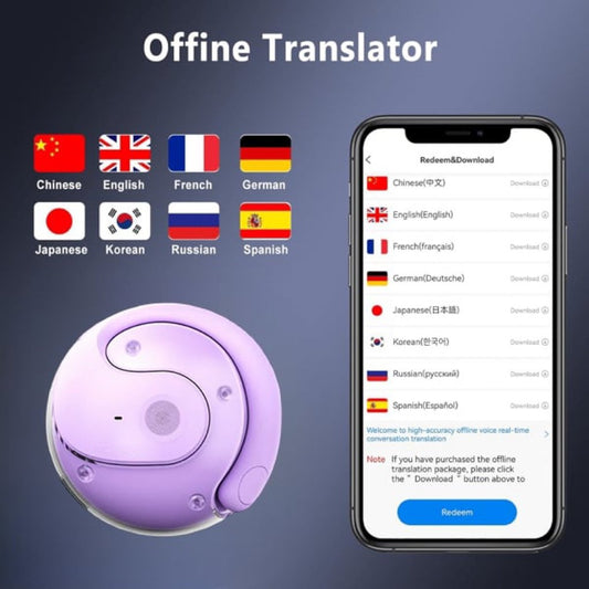 🔥2026 VENTA CALIENTE🎧Auriculares inalámbricos Bluetooth de traducción inteligente