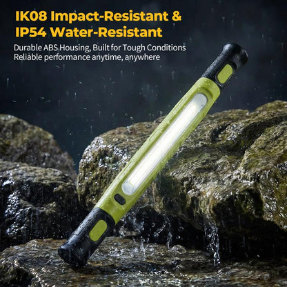 🔥【1° Más Vendido】💘Oferta de San Valentín: ¡50 % de descuento!💡Lámpara recargable para taller: 3000 LM, protección IPX4 contra el agua y gancho de 360°!