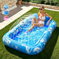 5 usos en uno: cama de bronceado, isla flotante, piscina personal... ¡infinitas posibilidades! 🔄🏖️
