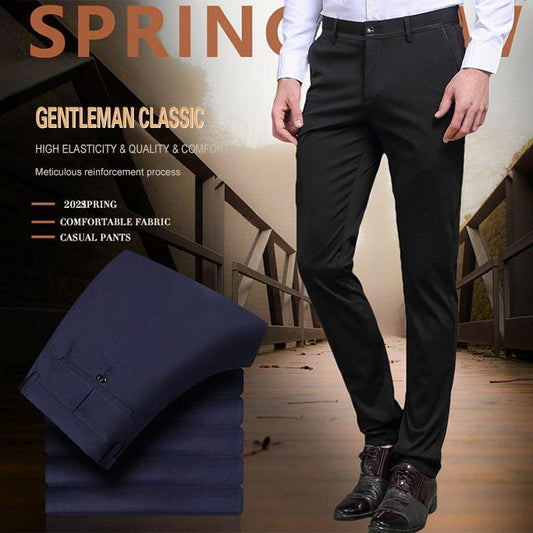 ⏰🔥 ¡50% DE DESCUENTO POR TIEMPO LIMITADO! 👖✨ Pantalones Clásicos de Hombre – Alta Elasticidad, Elegancia y Comodidad Todo el Día 💼💖