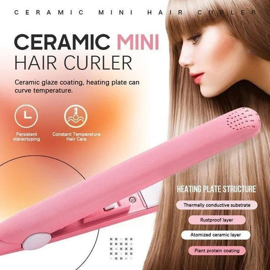 🔥【1° Más Vendido】🔥💇Rizador de cerámica profesional 2 en 1: calentamiento rápido de 30 segundos, control de temperatura inteligente para un cabello saludable