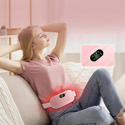 🔥【1° Más Vendido】⭐ 10k+ Mujeres Recomiendan! Calambres Horribles? Sin Pastillas+💆 Masaje 3D!  Almohadilla 3 Modos, ¡Alivio en 5min!