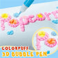 🎁🔮 Magic Pen ¡Dibuja en 3D con un solo golpe! 🎄  Plumas de dibujo de palomitas de maíz de burbuja de bricolaje