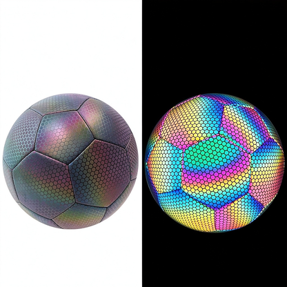 ⚽ Bola de fútbol luminosa holográfica