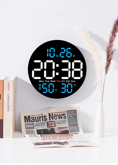 🏆【1º en Muebles】🕑¿Mil aparatos para saber la hora, fecha y temperatura? Este reloj lo unifica todo. 🕰️✅