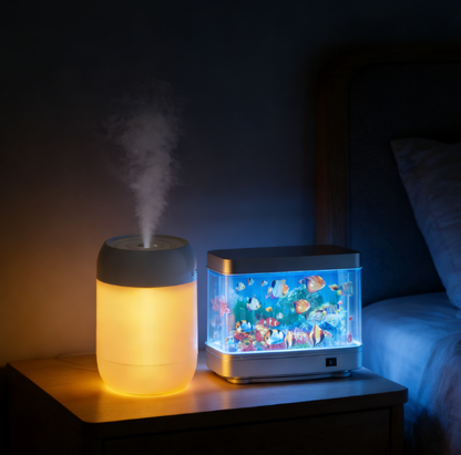 🔥【1° Más Vendido】🔥Cansado de Acuarios? ¡Esta Lámpara Da el Océano Sin Limpiar! ⏳Oficinistas Recomiendan! Lámpara Acuario Sin Estrés⚡️