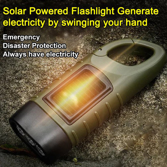 🔥🎁Novedades con un 50 % de descuento💥Linterna solar portátil para exteriores 🔦