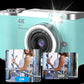 💎 ¡50 % DE DESCUENTO! 💎 Cámara digital 4K HD con pantalla giratoria: zoom de 8x, enfoque automático y pantalla giratoria para vlogs y selfies 📸🌈