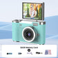 💎 ¡50 % DE DESCUENTO! 💎 Cámara digital 4K HD con pantalla giratoria: zoom de 8x, enfoque automático y pantalla giratoria para vlogs y selfies 📸🌈