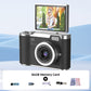 💎 ¡50 % DE DESCUENTO! 💎 Cámara digital 4K HD con pantalla giratoria: zoom de 8x, enfoque automático y pantalla giratoria para vlogs y selfies 📸🌈