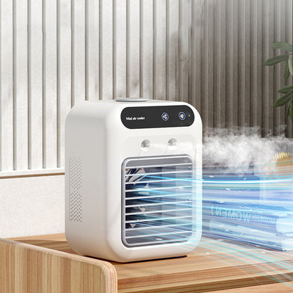 ❄️【1º en Ventiladores】🪭¿Calor en la oficina o en casa? 2 en 1: ventilador y humidificador, fresco e hidratado. 💨💧