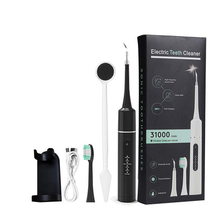【1º en Productos para el cuidado dental】🦷✨ Limpiador Dental Ultrasónico 5 en 1 – 3 Velocidades Ajustables para Limpieza Profunda y Suave 💦📦