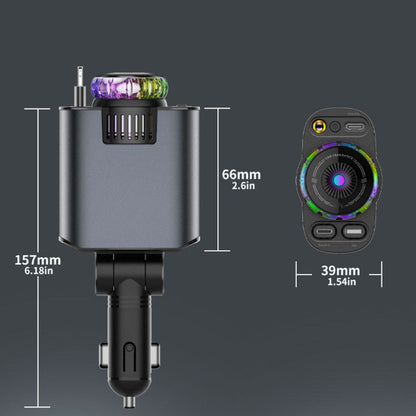 🔥【1° Más Vendido】🔥Espacio ocupado/ambiente monótono?Minimalistas recomiendan！ 5 EN 1+🌌 Proyector Estelar+🛡️ 6 Capas Seguridad!