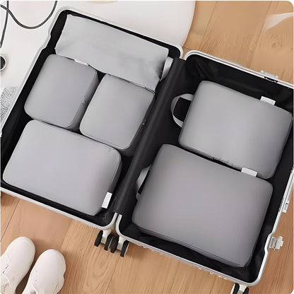 🔥【1° Más Vendido】🧳 ¡PRECIOS BÁSICOS! ⚡6PCS Cubos de Compresión para Empaque de Viaje – Compresión que Ahorra Espacio, Clasificación Multi-Tamaño, Impermeable y Duradero ✈️