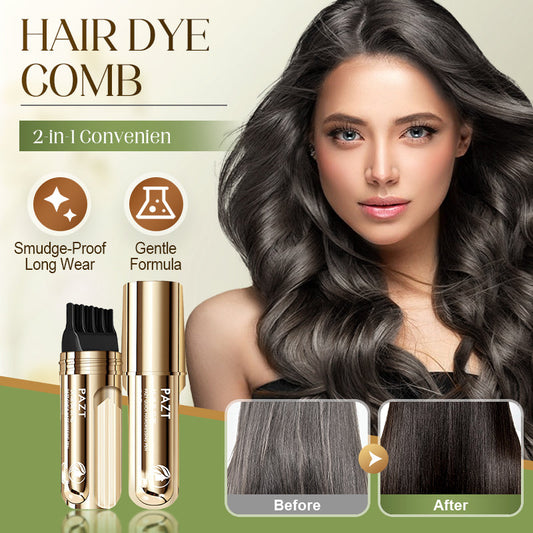 💇‍♀️ ¡COMPRA 1 LLEVA 1 GRATIS! ✨ Peine Tinte 2en1 para Canas - Cobertura Rápida y Natural, Sin Productos Químicos Agresivos, Fácil de Usar en Casa 🌿📦
