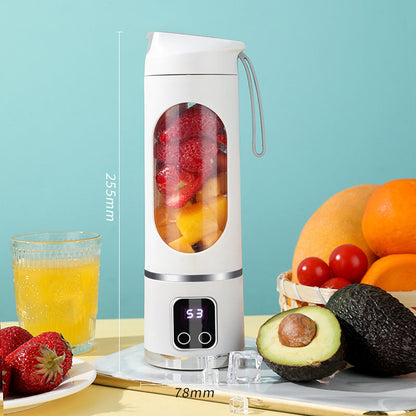 📶 Licuadora Inalámbrica 450ml: Pantalla Digital + 30s Licuado – ¡Salud en Movimiento! ⚡
