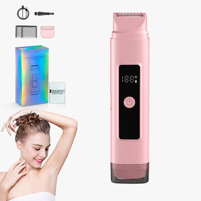 🔥【1° Más Vendido】🔥Cabezal Único? Recortadora Doble Cabezal, ¡0.3-6mm!LCD+🌸 Multi-Cuidado!Esteticistas Recomiendan! Recortadora Piel Sensible, Duradera⚡️